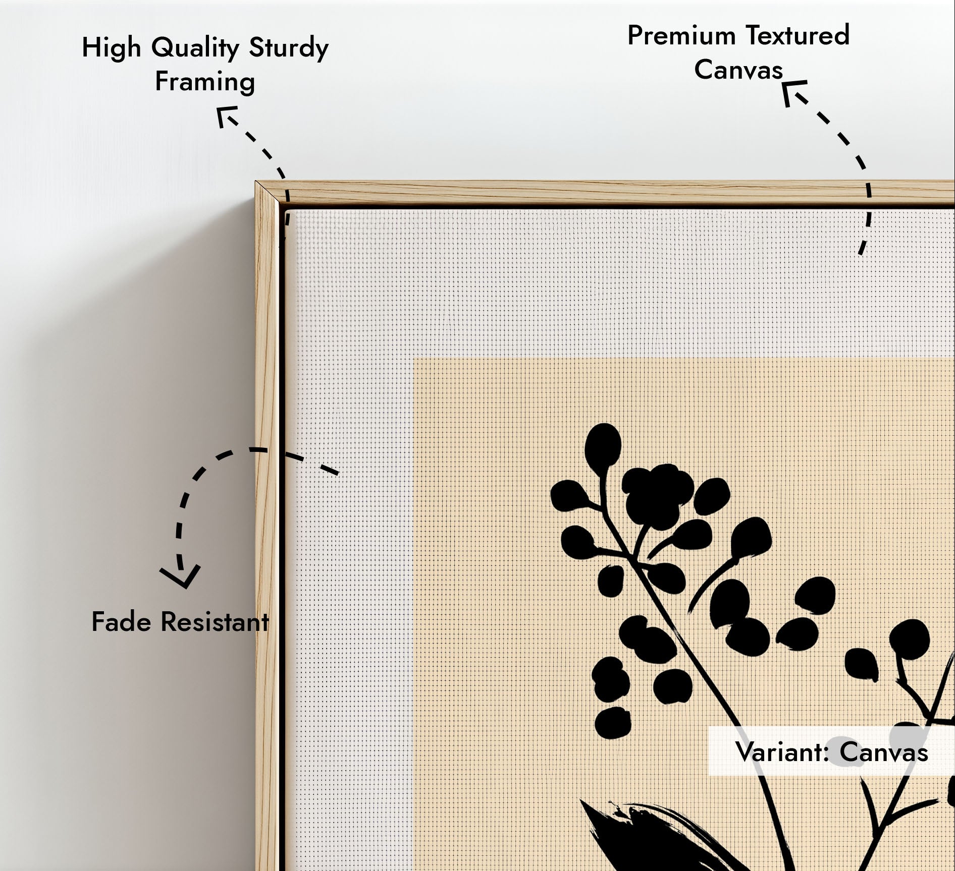 Vase Floral Wall Painting