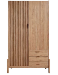 Flute Wardrobe | Mango Wood