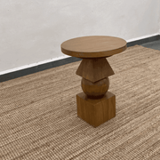Totem Side Table | Solid Ash Wood