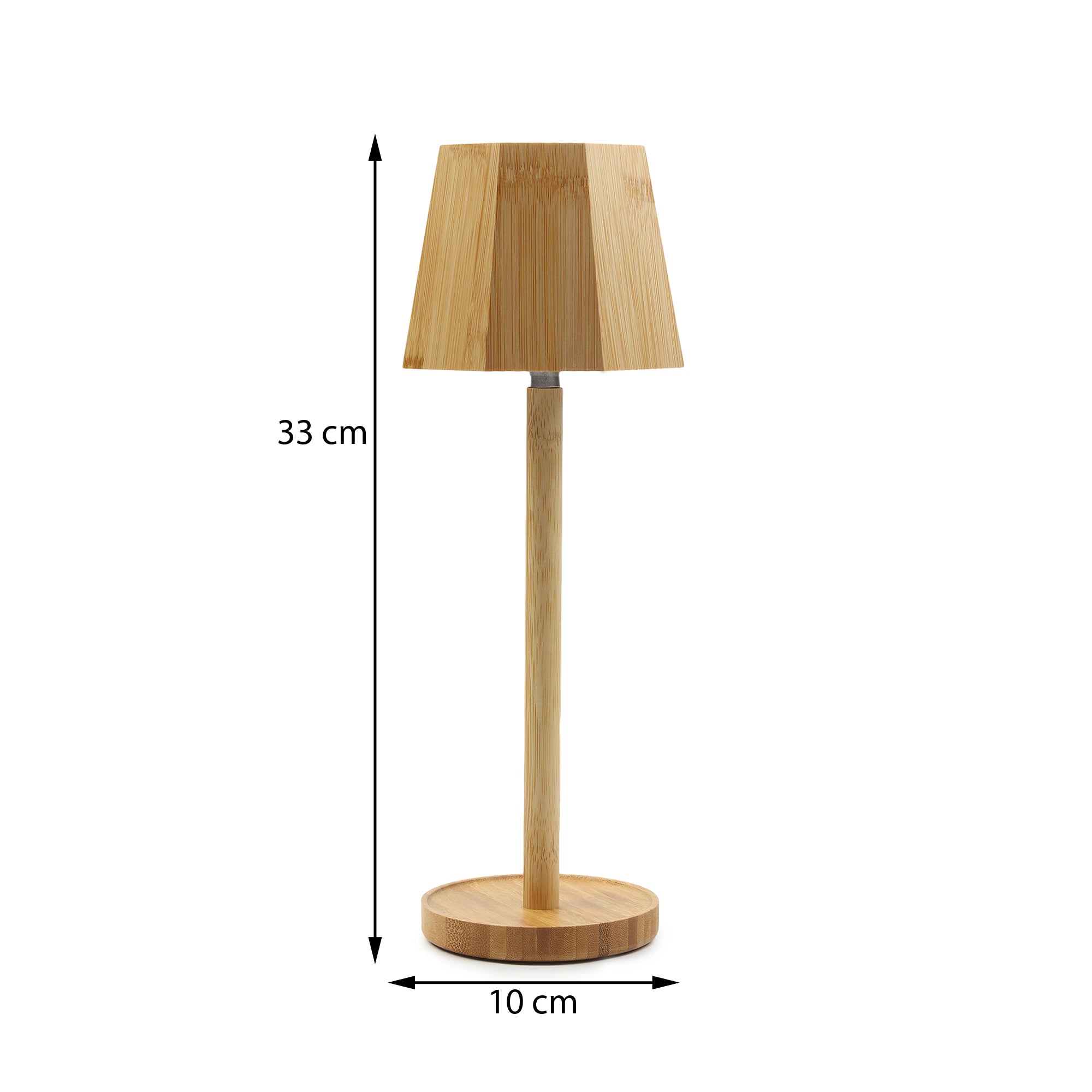Ellis Wood Lamp | Bamboo