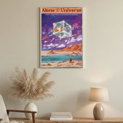 The Koi & The Rippling Cube Framed Artwork | Wall Art for Modern Interiors Home Decor