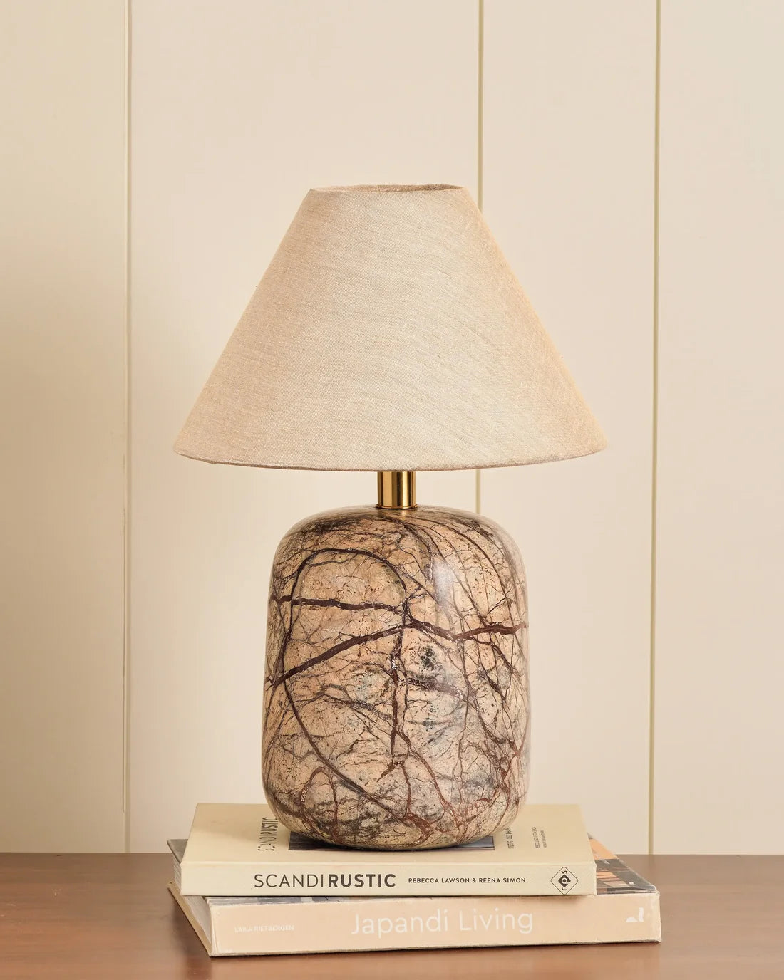 Dune - Forest Brown & Linen lampshade | Table Lamp