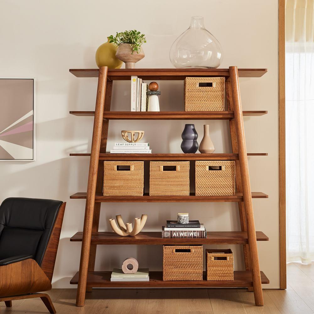 Bella Bookshelf With Four pillar | Mango Wood