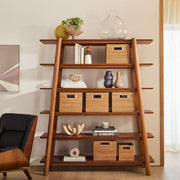 Bella Bookshelf With Four pillar | Mango Wood