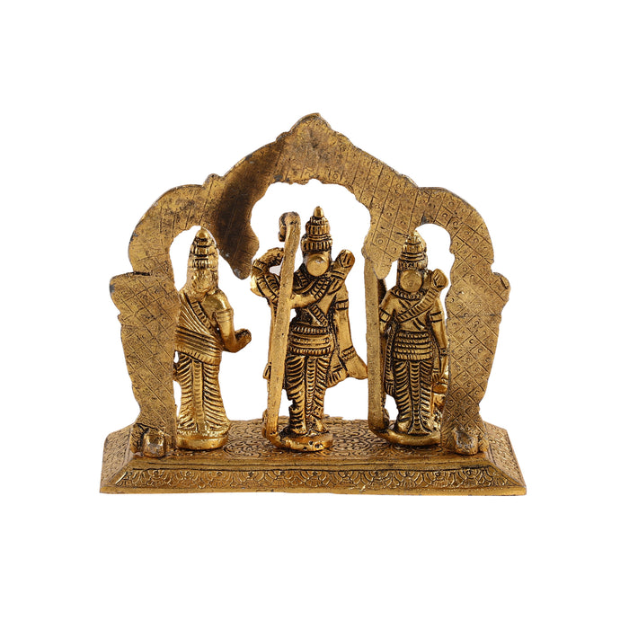 Lord Ram Darbar Sculpture with Sita, Laxman, and Hanuman Ji