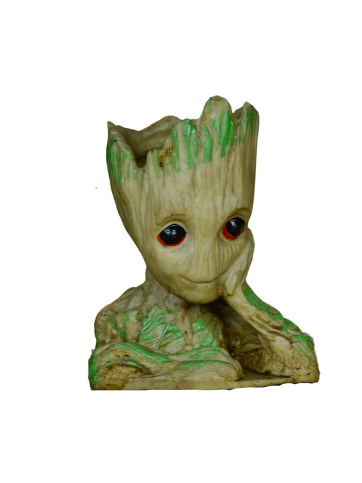 Groot Figurine Planter |  Unique Home Decor - Artisan Craft & Functional Design