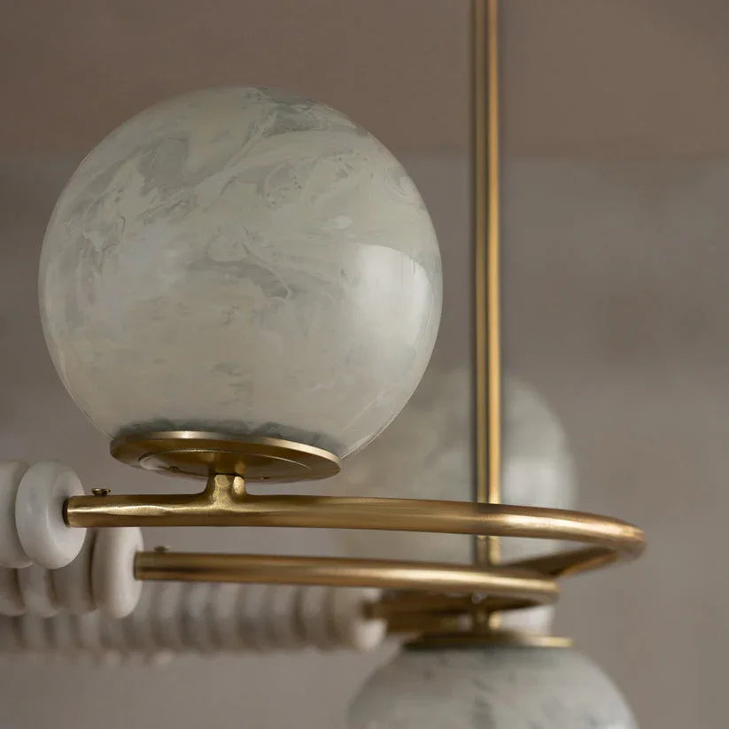 Virga Gold Chandelier