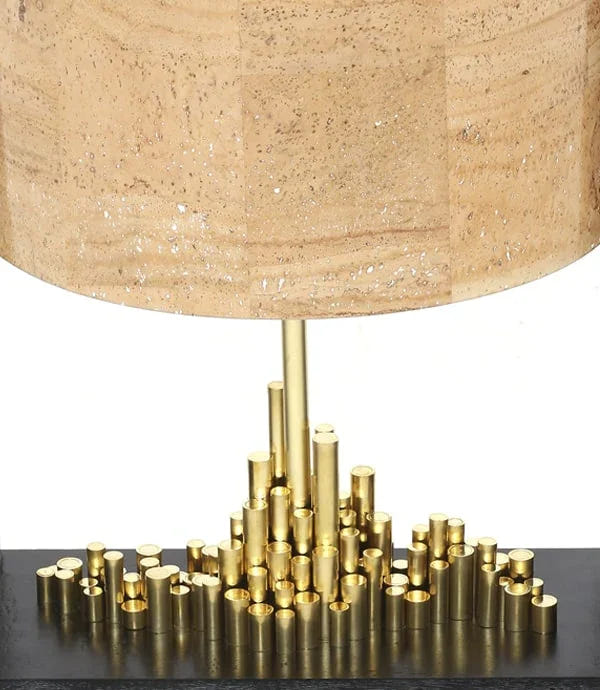 City Of Light | Cork Sheet, Wood And Brass