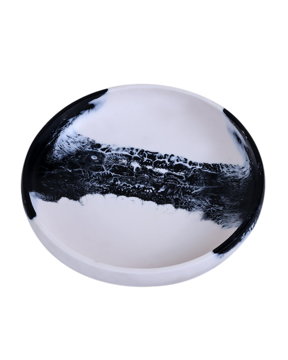 Yin Yang Shallow Bowl