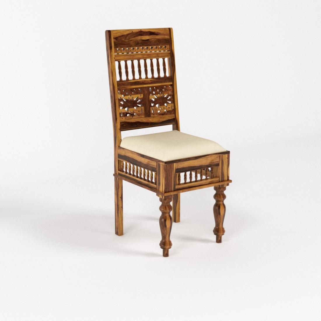 Rinika 2 Seater Dining Table Set | Sheesham Wood Dinner Table Set with 2Pc Chair