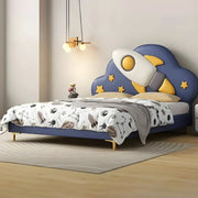 Modern Elegant Rocket Design Queen Size Bed for Children