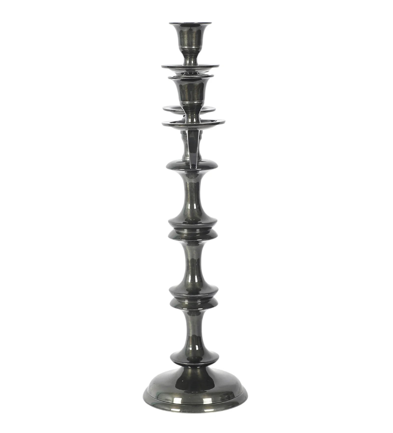 Imperium Crested 3-Arm Candleholder
