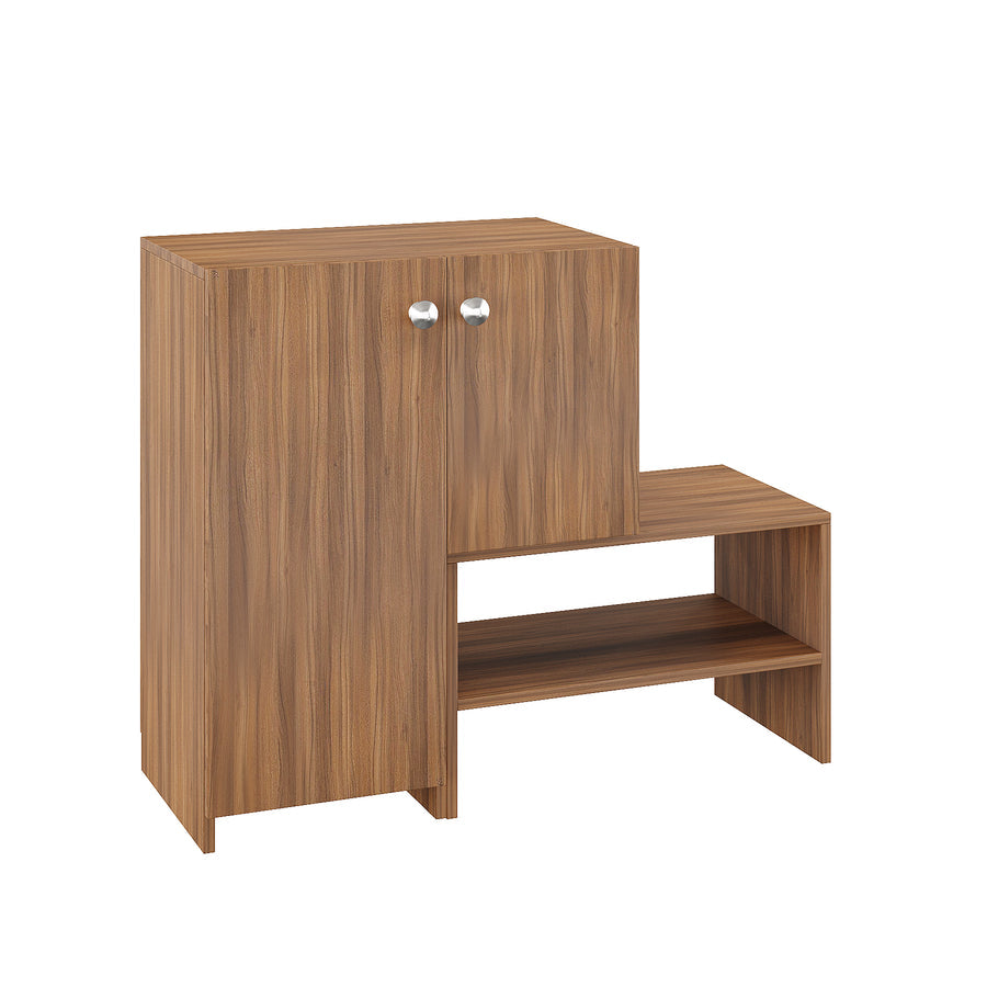 Shoe Rack Cabinet with Doors and Storage - Burner