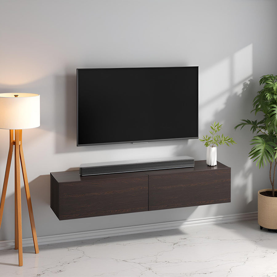 Wall Mounted TV Unit for 55 Inch TV with Storage - Jiva
