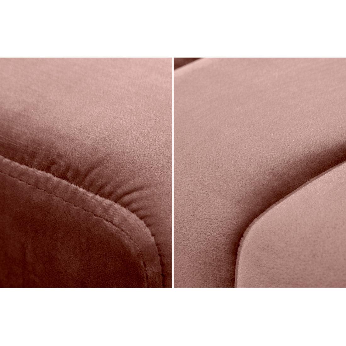 Fresno Long Ottoman Cum Bench | Hallway Bench | Dining Bench | Extra Seating (Ruddy Pink)