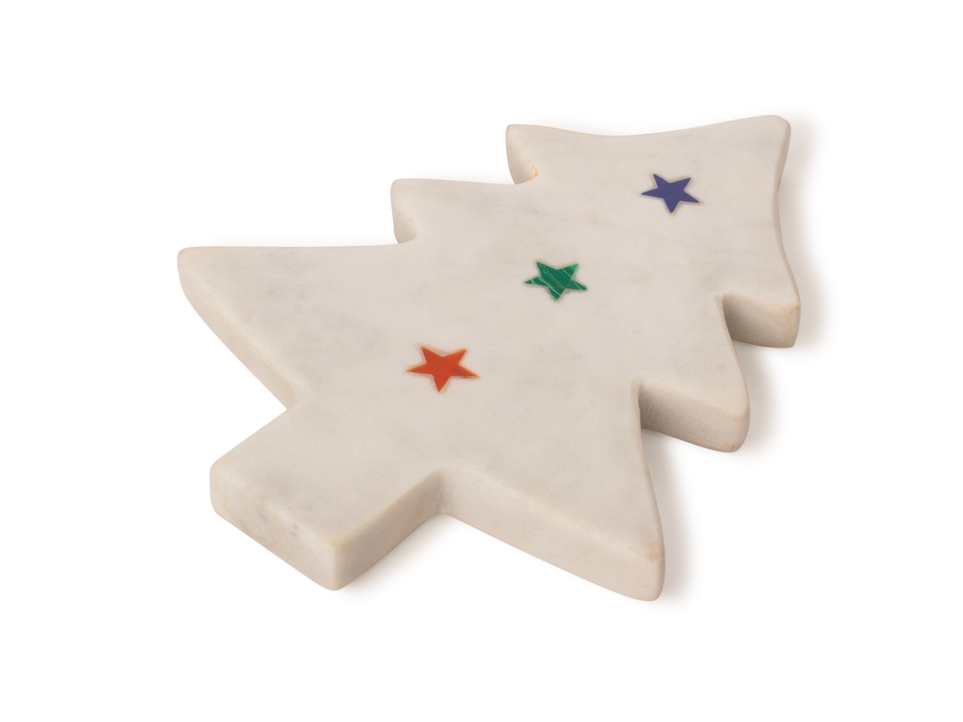 Christmas Tree Shaped Marble Coaster