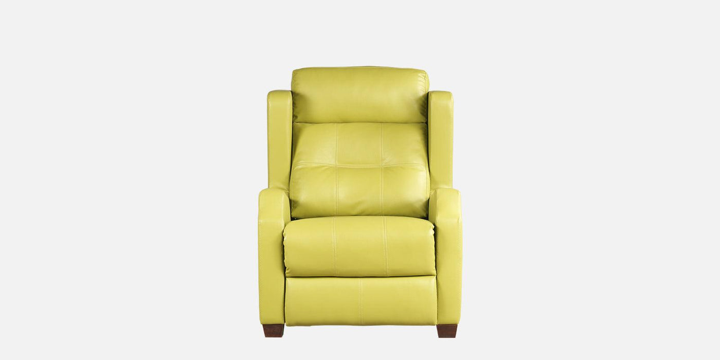 Athen Motorized Recliner Anti Scratch Faux leather High tech Modern design Sofa in Lime green Colour