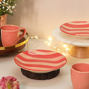 Chic Contrast Dessert Plates- Set of 2