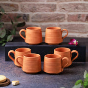 Terracotta Nawabi Tea Cup 6 Pcs