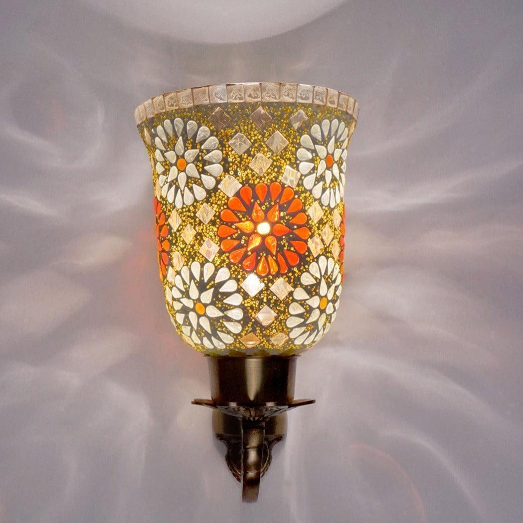 Decorative Mosaic Modern Glass Wall Light