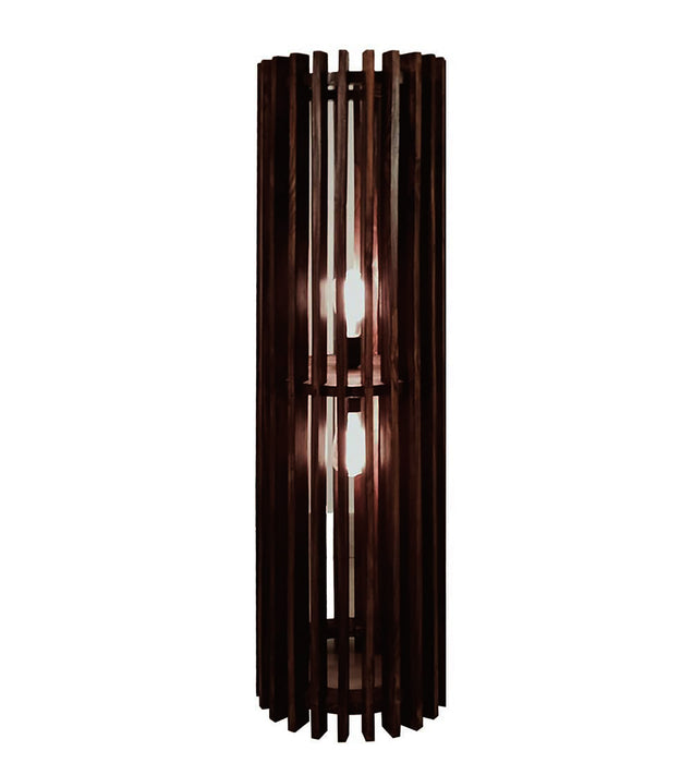 Ventus Duo Wooden Floor Lamp | Two-Tier Wooden Light Fixture