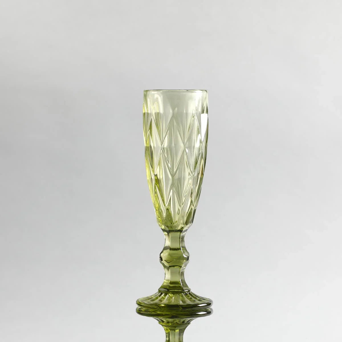 Criss Stem Glass Set Of 6