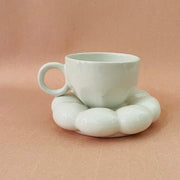 The Blossom Tea Cup & Saucer- White