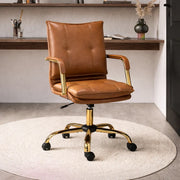 Velvet Office Chair | Ergonomic Study Chair with Metal Legs | Study Chair