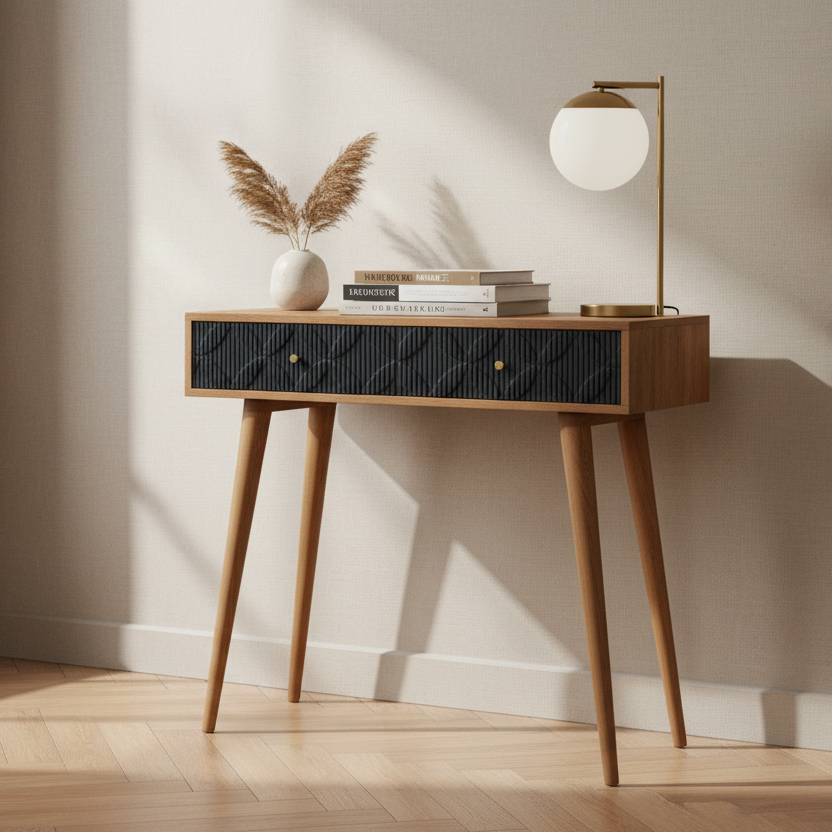 Milan Navy Console Table