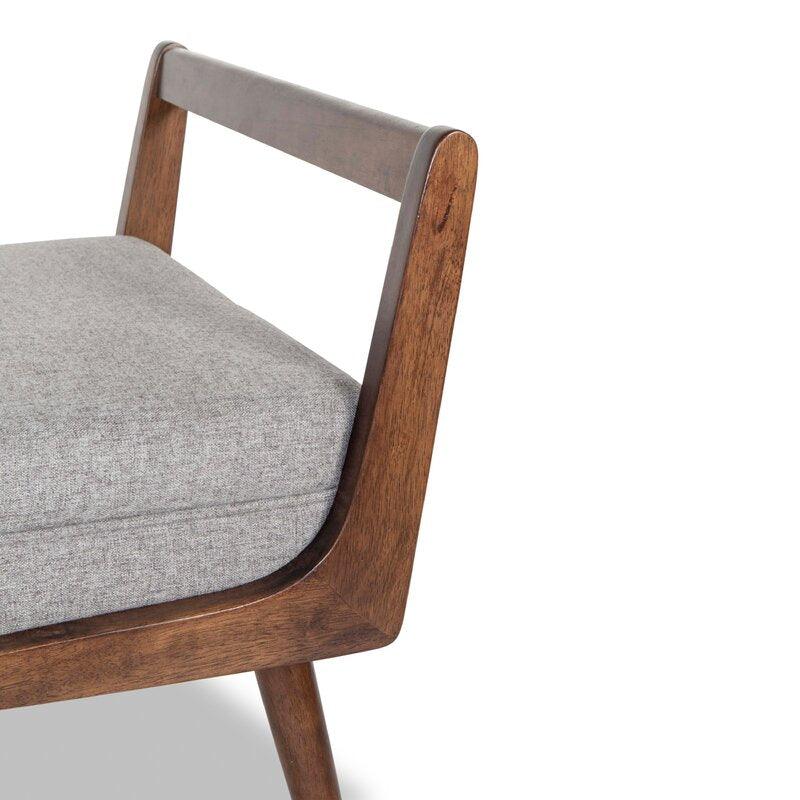 Barkan Solid Sheesham Wood Sofa Bench | Stylish Wooden Seating Bench for Living Room