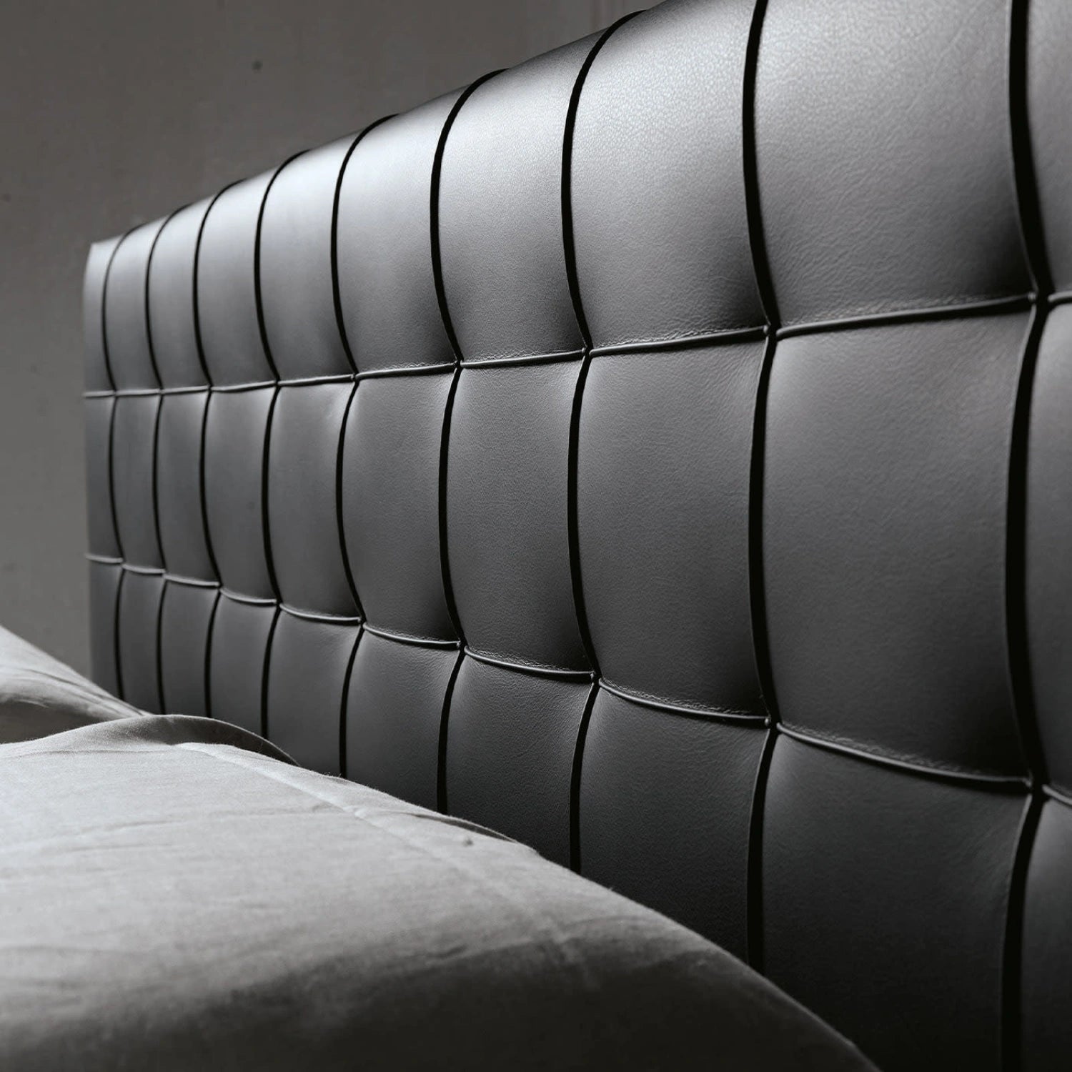 Donna Solid Teak Wood And Fabric/Faux Leather Upholstery King Size Bed