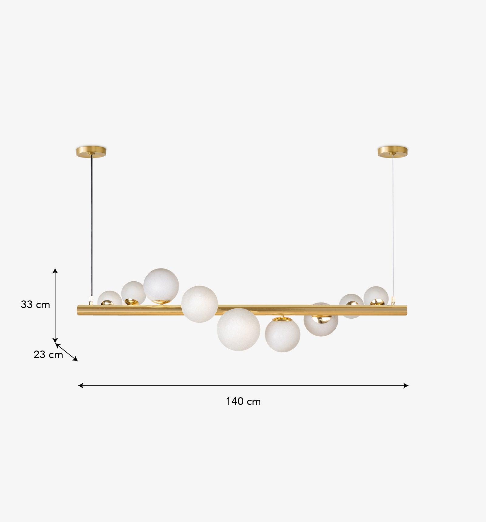 Kellan Chandelier | Metal and Glass