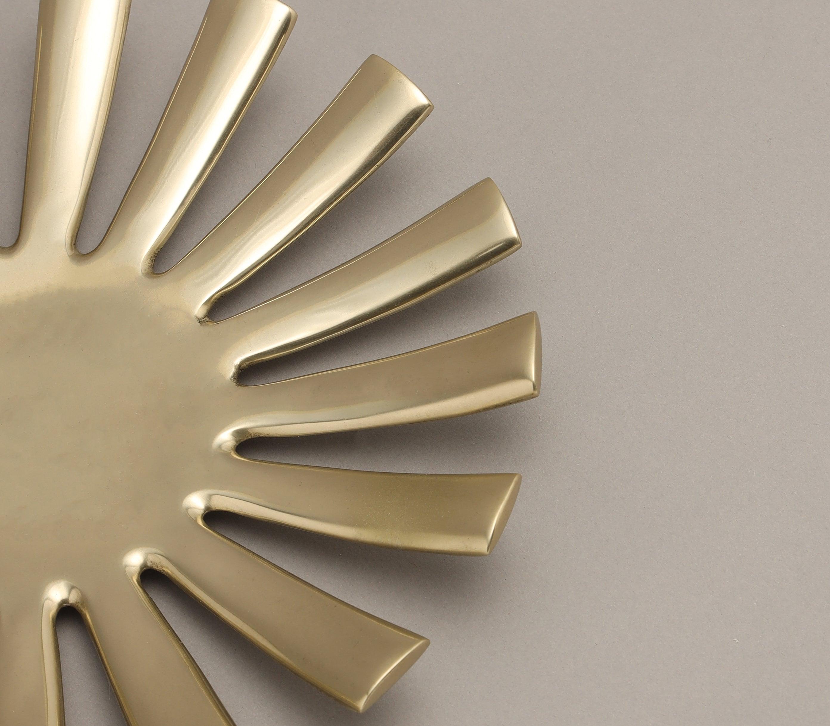 The Rays Platter | Gold Finished