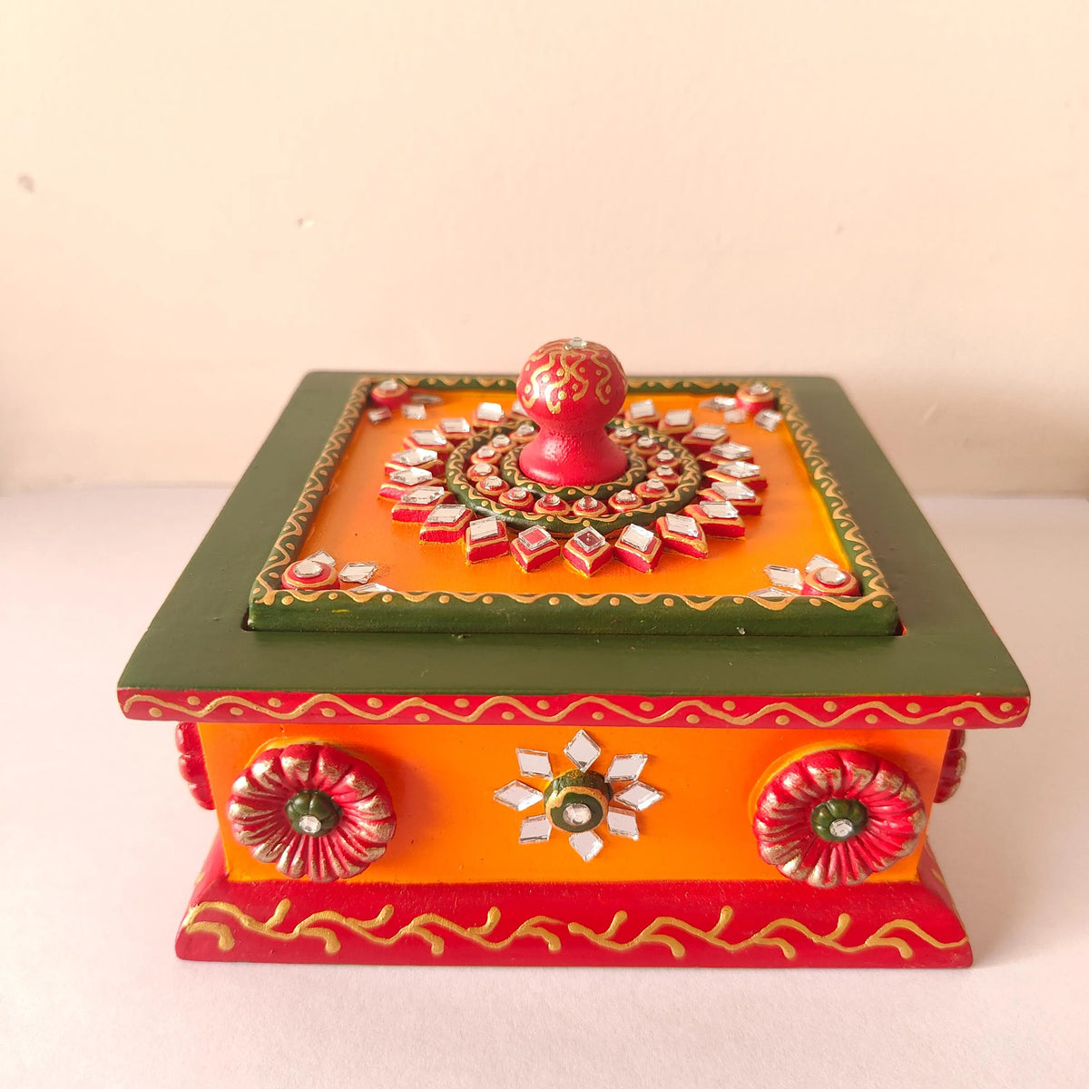 Paper Mache Decorative Box