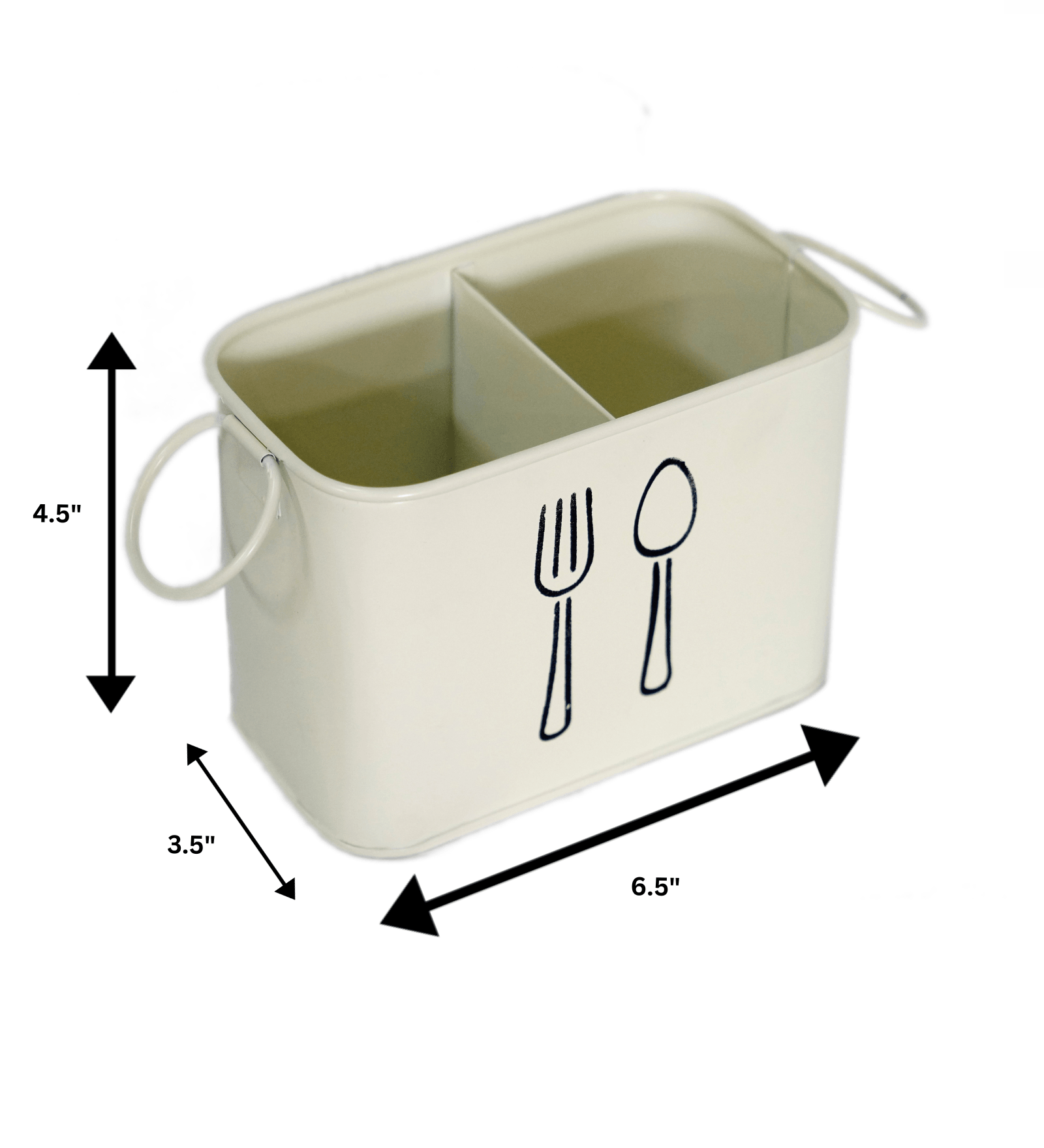 Metal Cutlery Holder | Spoon Stand & Dining Table Organizer for Kitchen