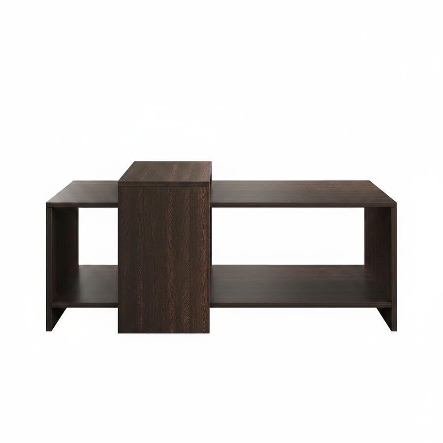 Coffee Table for Living Room with Storage Shelf - Blueten
