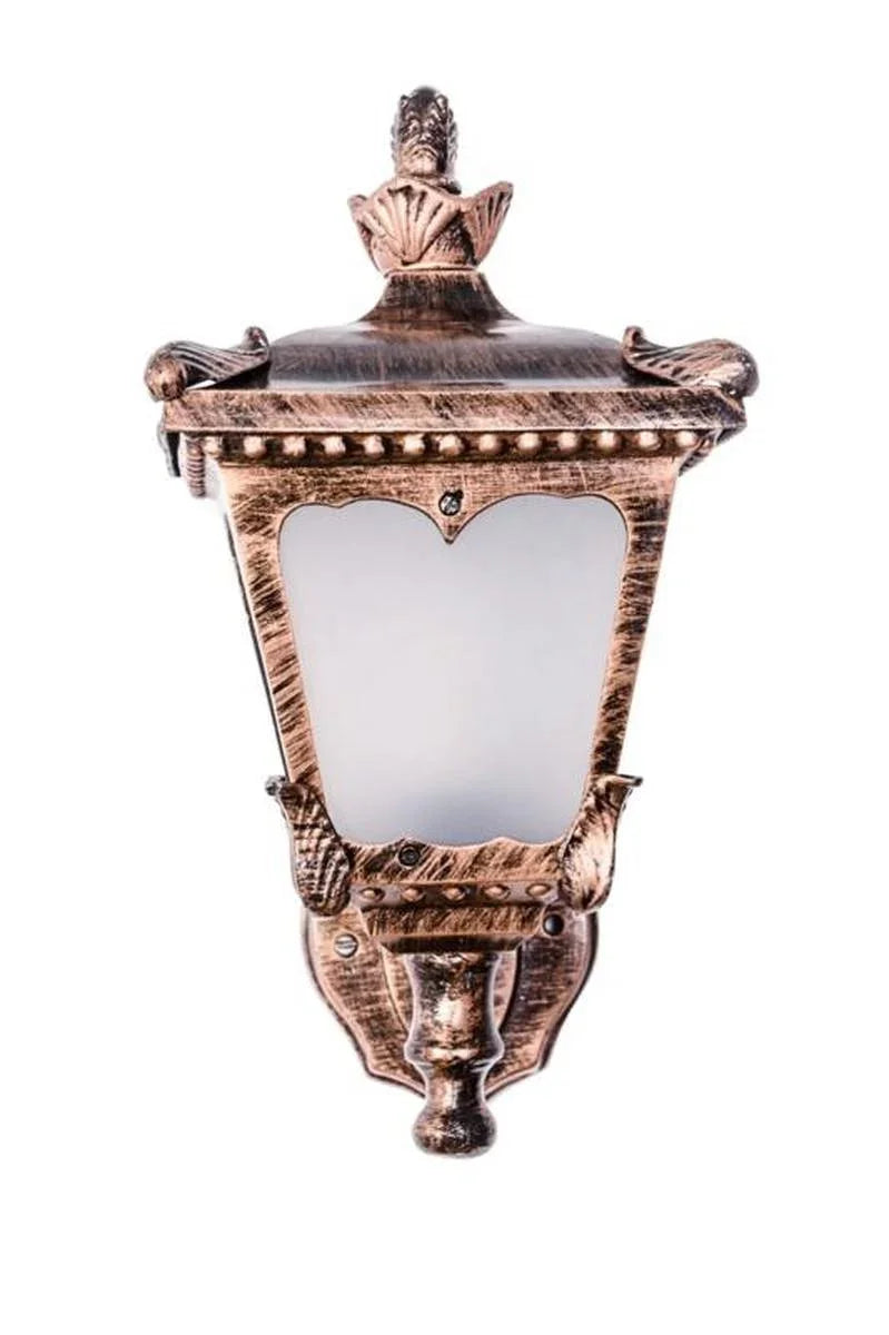 Aluminum casted copper antique finish outdoor wall light