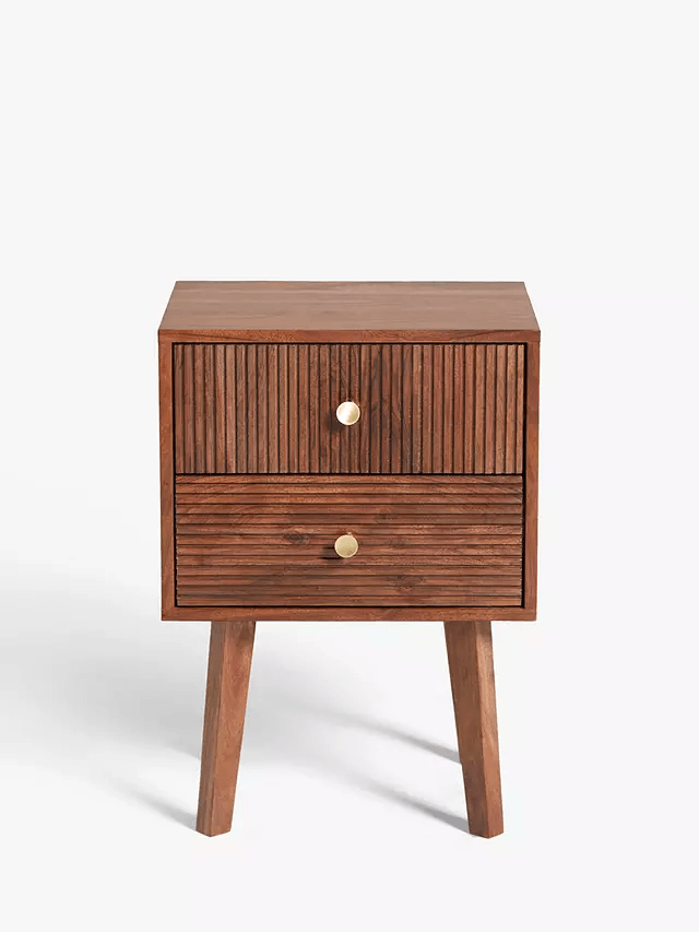 Hupp Bedside Table | Bedside Table with Drawer | Wooden Side Table for Living Room