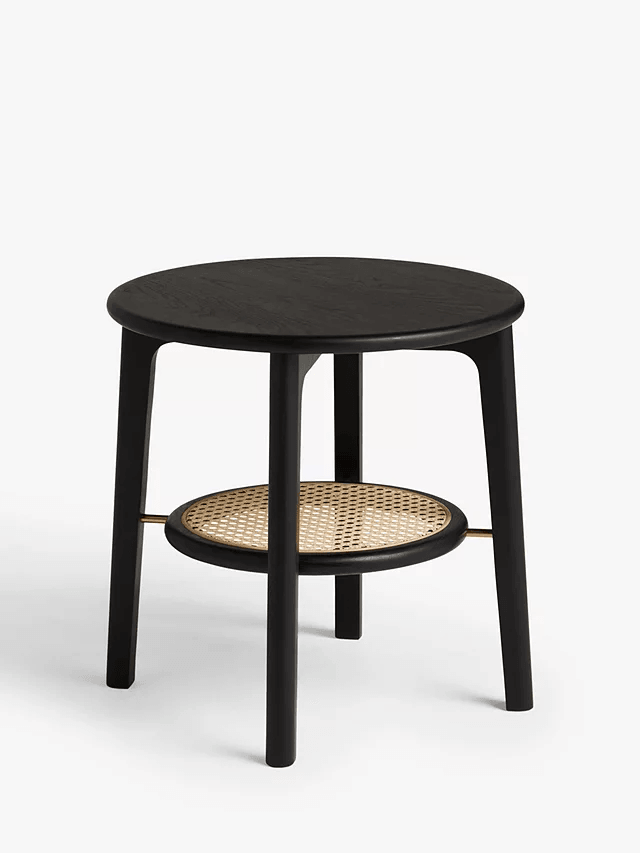 Karayal Rattan Solid Mango Wood Side Table for Living Room | Premium End Table