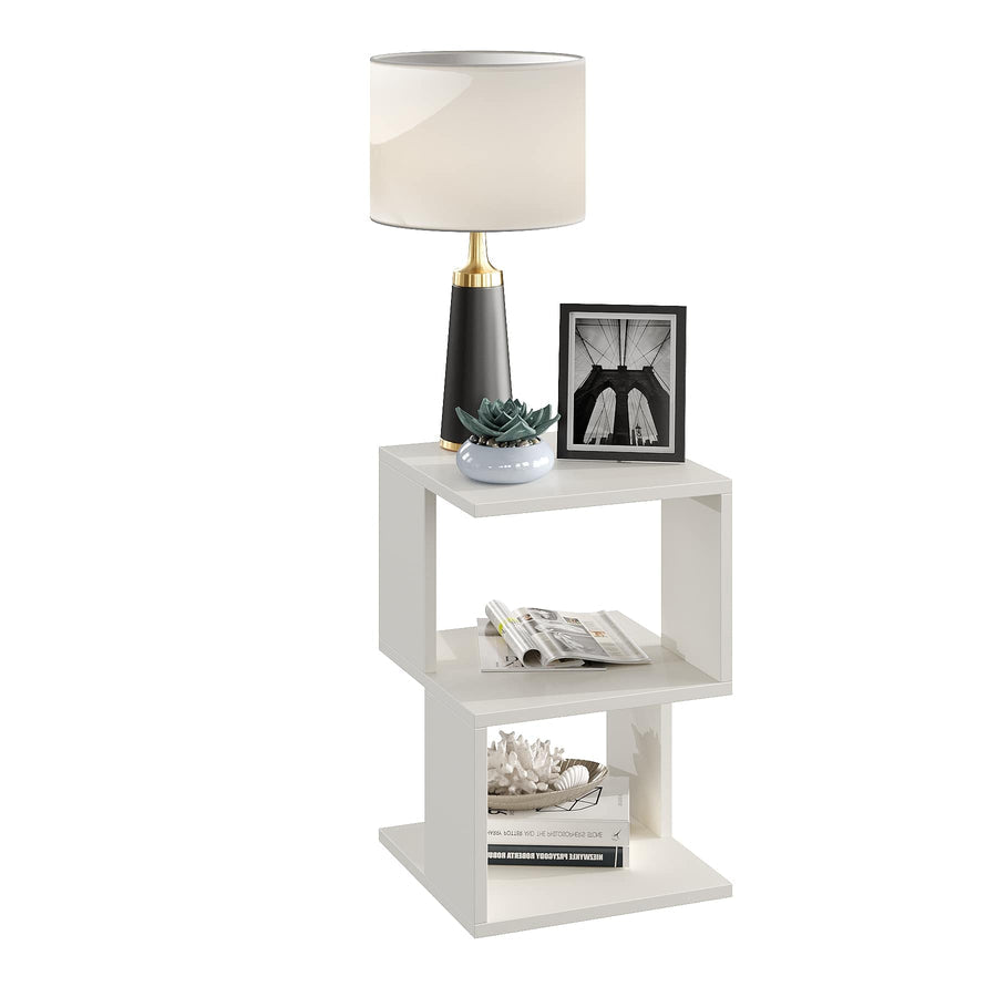 Bedside Table with Drawer and Shelf – Allesia