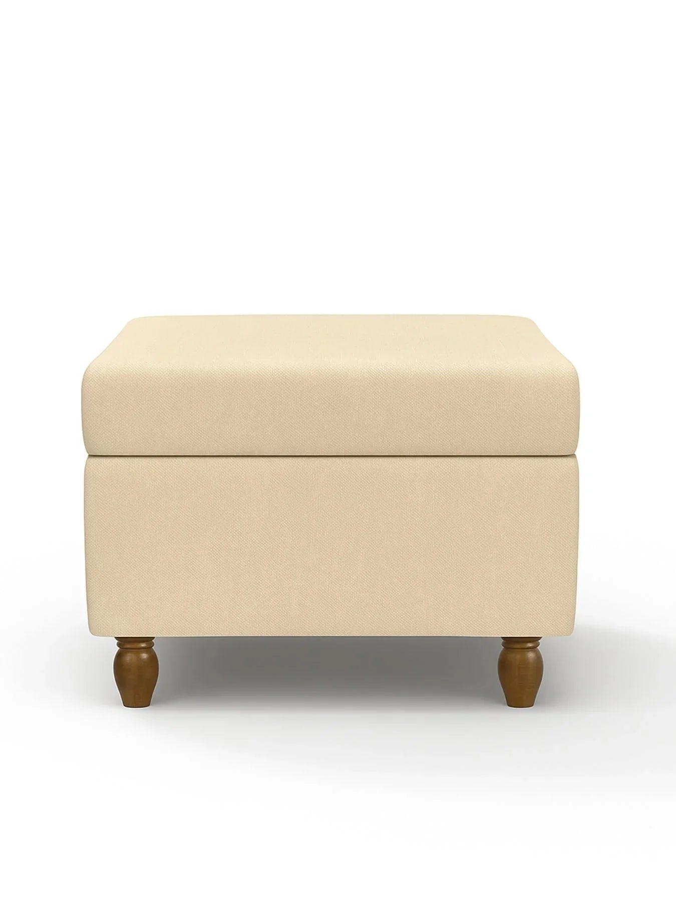 Modern Trunk Storage Ottoman-Beige