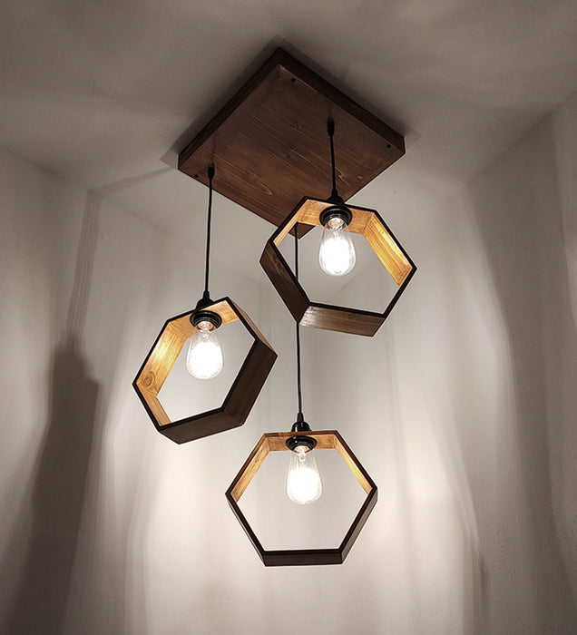 Brown Cluster Hanging Light | Pendant Lamps for Home Decor