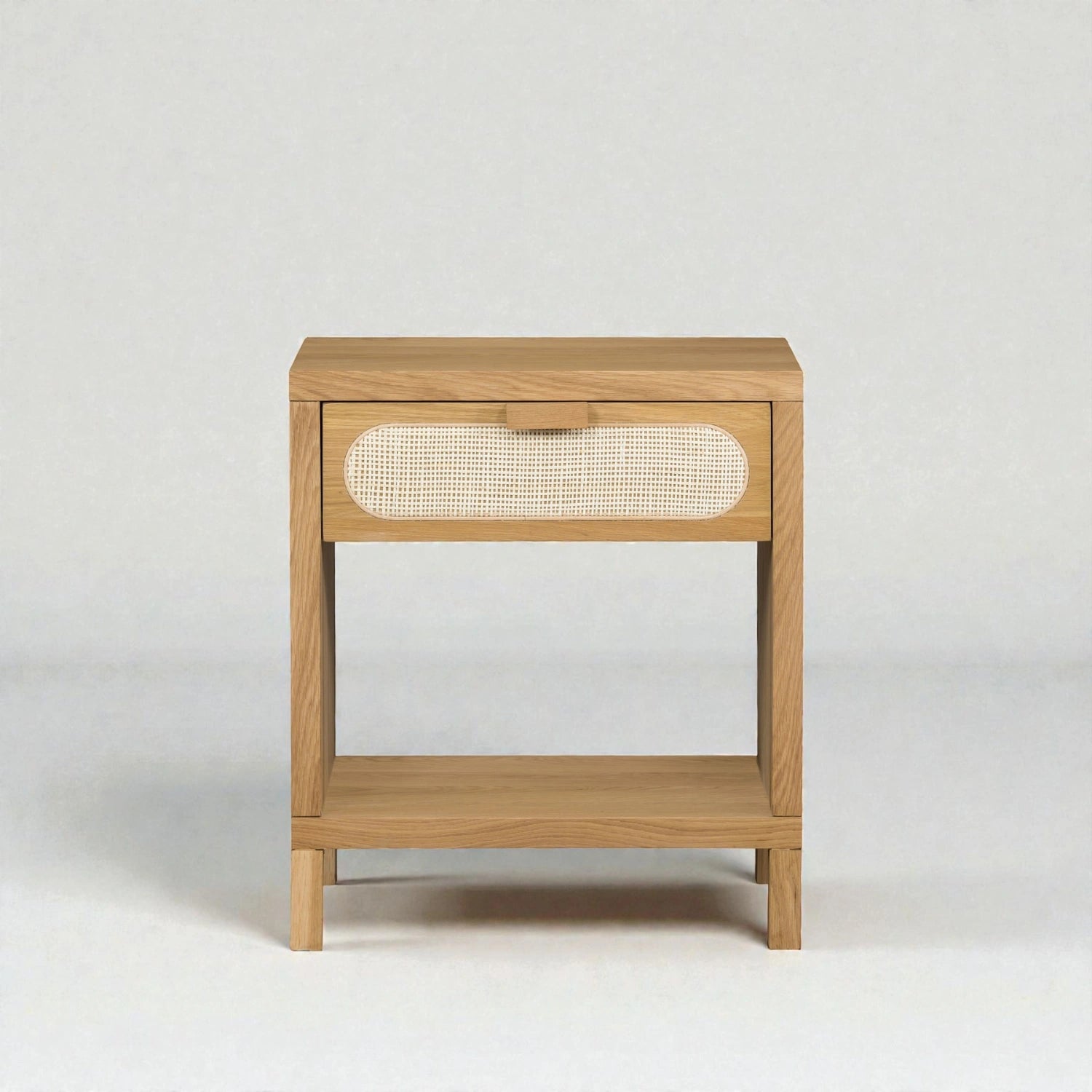 William Ash Wood 1-Drawer Bedside