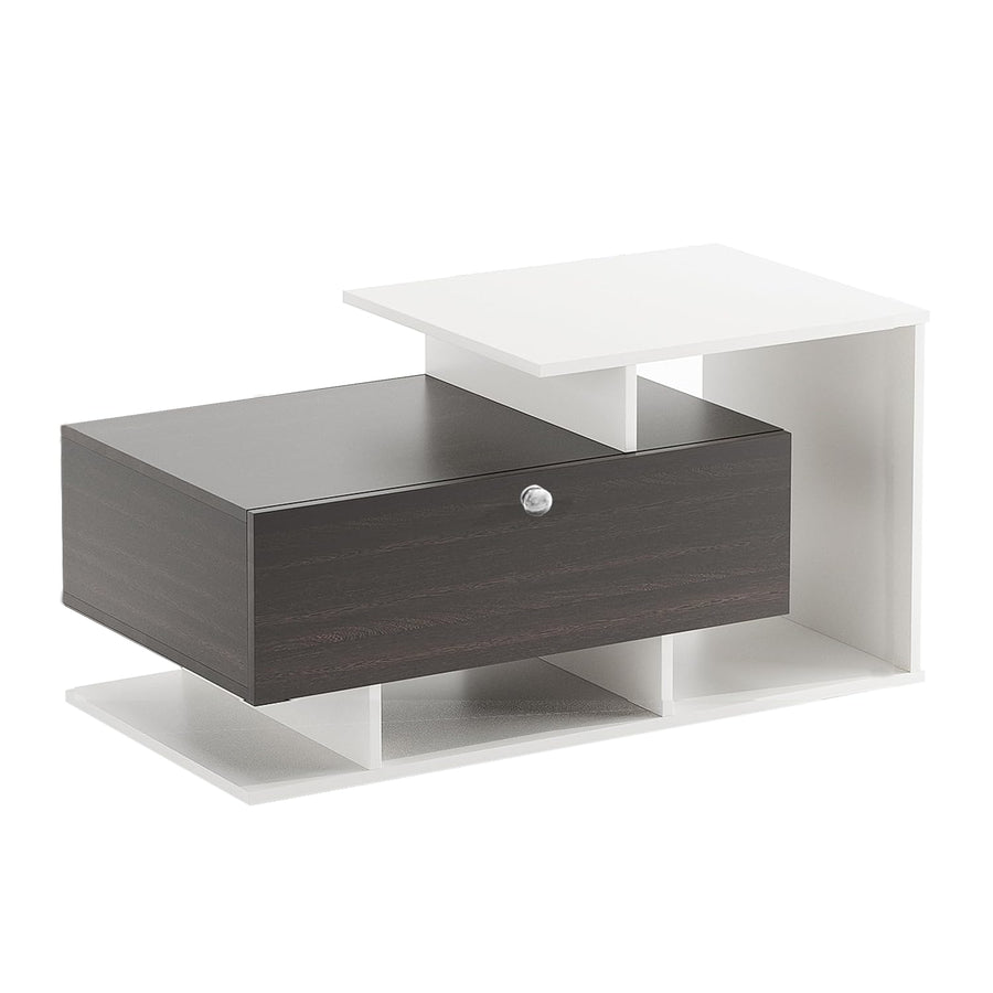Coffee Table for Living Room with Storage Shelf - Breezia