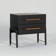 Ralph Teak Wood 2-Drawers Bedside