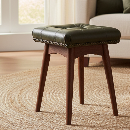 Harbour Green Footstool
