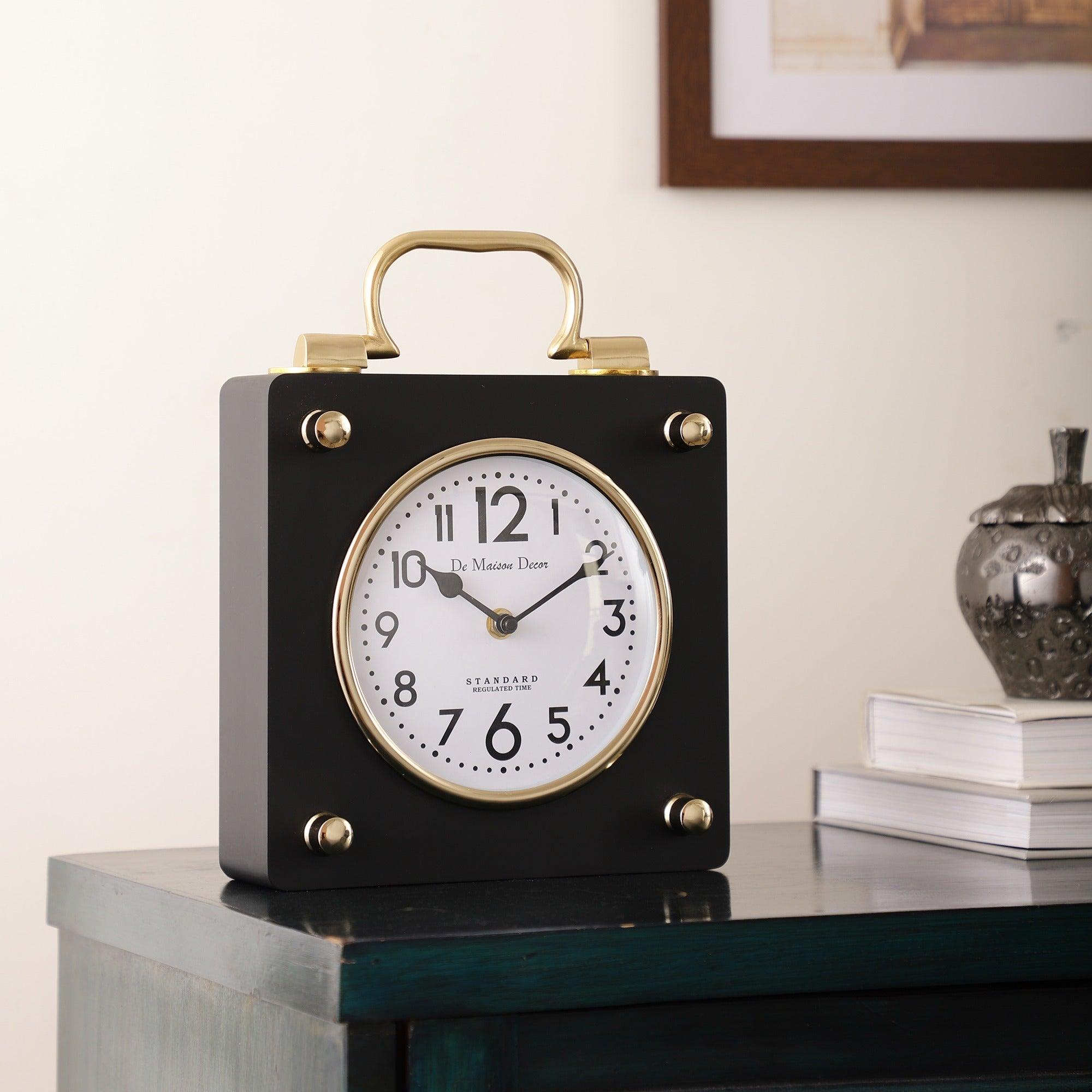 Cube Keeper Clock | Modern Cube Clock | Vintage Clocks | Unique Design clock for Home & Office
