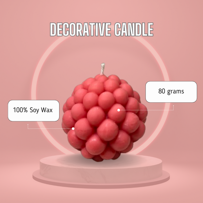 Round Bubble Soy Wax Candle