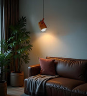 Focal Brown Wooden Single Hanging Light | Pendant Lamp for Home Decor
