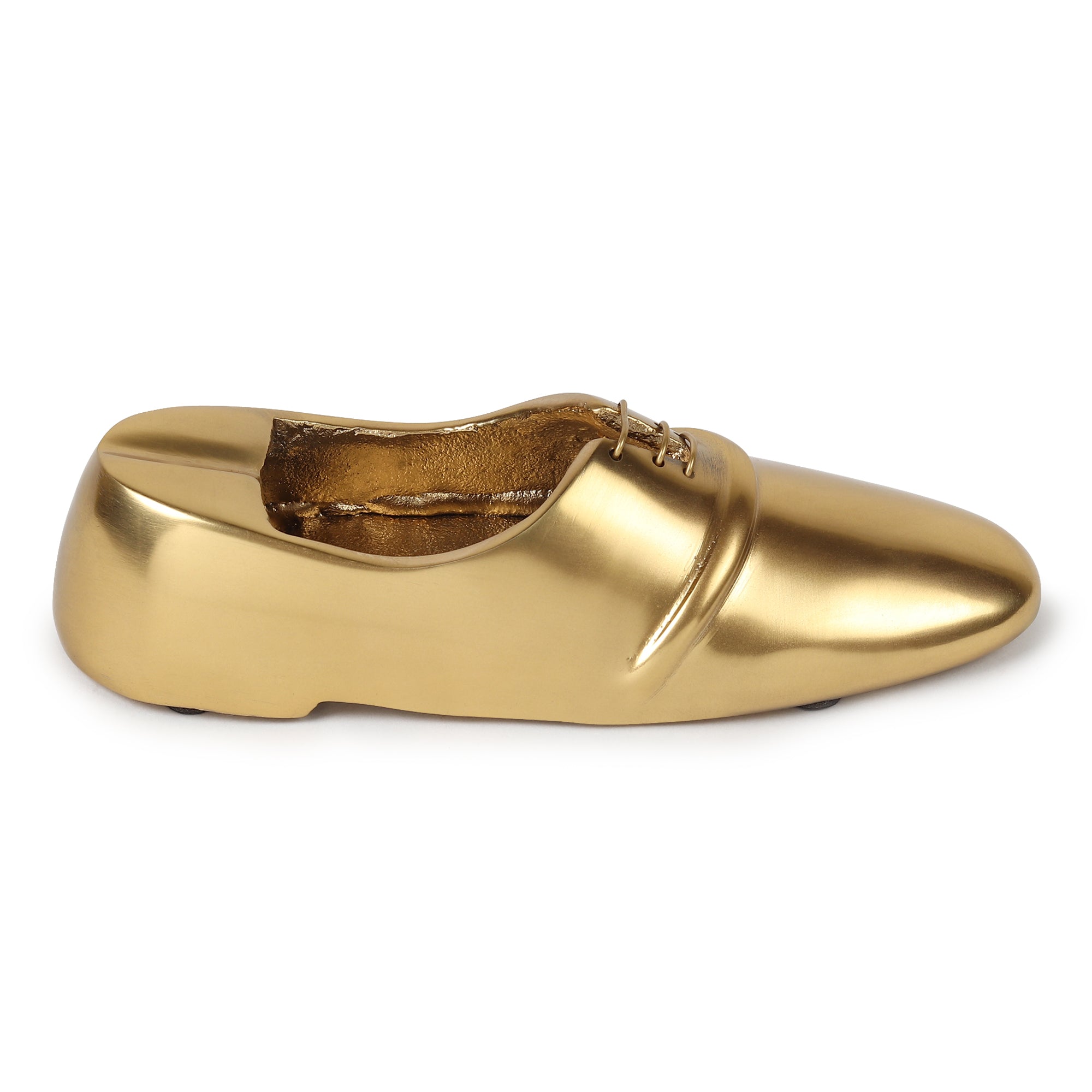 Sole Aluminium Ashtray | Gold Decorative Ashtray & Tabletop Accent for Modern Home Décor